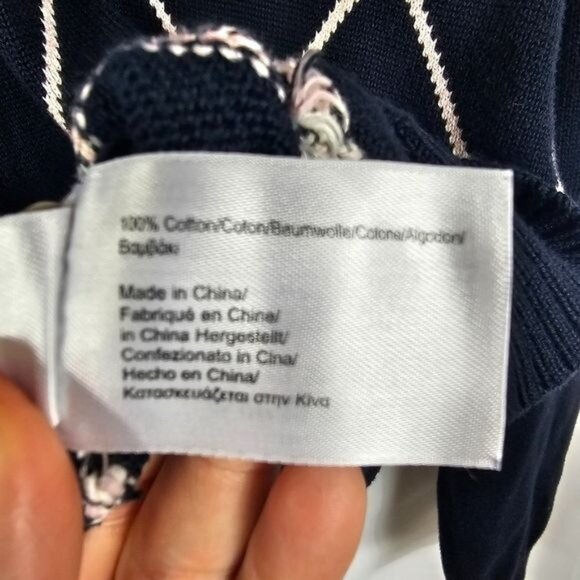 Brooks Brothers 346 Half Zip Sweater Sz L Navy Pink Argyle Diamond Academia - Picture 6 of 8